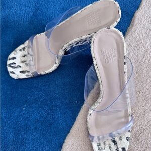 Maryam Nassir Zadeh Transparent Strap Wedges